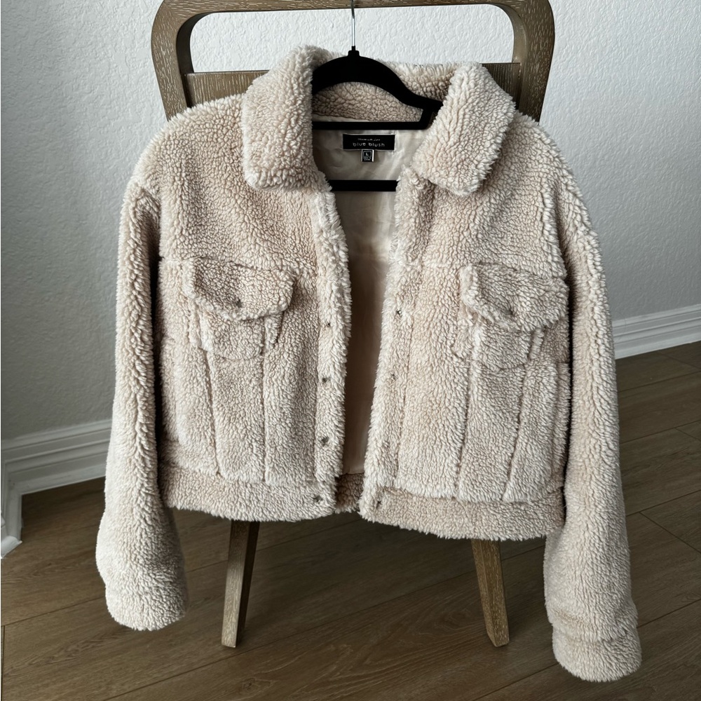 Cropped Sherpa Jacket